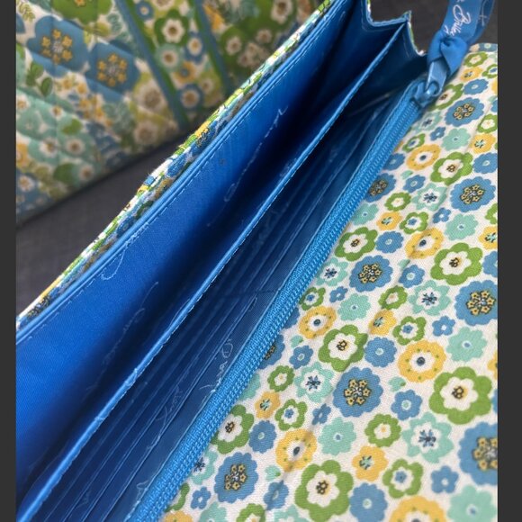 VERA BRADLEY BRIEFCASE TOTE WALLET COMBO - Picture 13 of 16